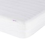 vidaXL Lit avec matelas Dover vert foncé 180x200 cm velours