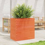 vidaXL Jardinière cire marron 70x40x68 5 cm bois de pin massif