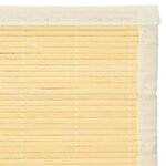 vidaXL Tapis en bambou 100x160 cm Naturel