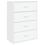 vidaXL Buffet blanc 60x31x84 cm bois d'ingénierie