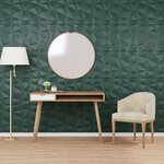 vidaXL Panneaux muraux 24 Pièces vert 50x50 cm XPS 6 m² losange