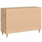 vidaXL Buffet chêne artisanal 103 5x35x70 cm bois d'ingénierie