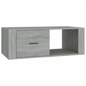 vidaXL Table basse Sonoma gris 100x50 5x35 cm Bois d'ingénierie