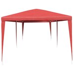 vidaXL Tente de fête Rouge 600 x 300 x 255 cm PE et acier