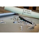 Marqueur Permanent 2200C Corps Alu Noir Pointe Biseau 1-5 mm x 10 EDDING