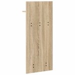 vidaXL Porte-manteau mural avec étagère Chêne sonoma 90 x 40 x 10 cm