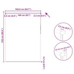 vidaXL Store roulant 160 x 230 cm Gris