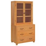 vidaXL Ensemble de meubles de rangement Marron Bois d'ingénierie