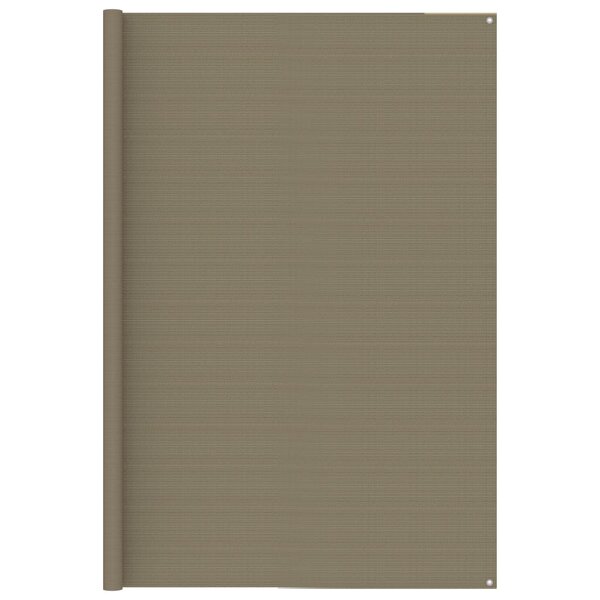 vidaXL Tapis de tente 250x600 cm Taupe