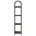 vidaXL Étagère Chêne fumé 40 x 30 x 146 cm Bois d'ingénierie