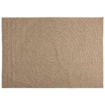 vidaXL Tapis de surface Moiré HUARTE Naturel 200 x 140 cm Polyester