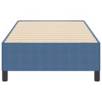 vidaXL Cadre de lit Bleu 80 x 200 cm Tissu en velours côtelé
