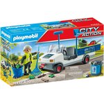PLAYMOBIL 71433 - Agent d'entretien voirie avec véhicule électrique