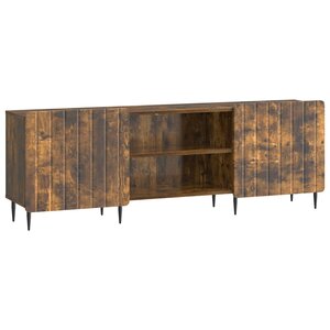 vidaXL Meuble TV Chêne fumé 150 x 31 x 52 cm Bois d'ingénierie