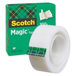 Ruban adhésif Magic 810 invisible 19 mm x 33 m SCOTCH