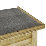 vidaXL Coffre de rangement 44x80x57 cm en bois imprégné de pin