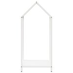 vidaXL Portant de bois chauffage blanc 40x25x90 cm
