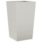 vidaXL Jardinière 45x45x75 cm acier inoxydable
