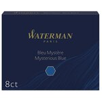 Etui de 8 cartouches longues encre bleu mystère WATERMAN