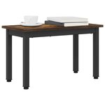 vidaXL Table basse Chêne Fumé 60 x 30 x 36 cm Bois d'ingénierie