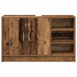 vidaXL Cabinet de Lavabo Bois Ancien 90 x 29 x 55 cm Bois d'ingénierie
