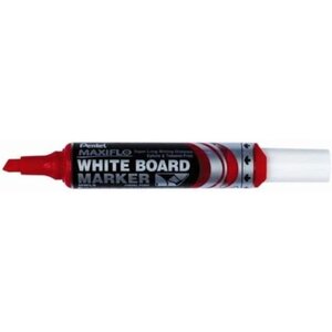 Marqueur tableaux blancs MAXIFLO  Pointe biseautée large  Rouge PENTEL