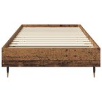 vidaXL Cadre de lit Bois ancien 80 x 200 cm Bois d'ingénierie