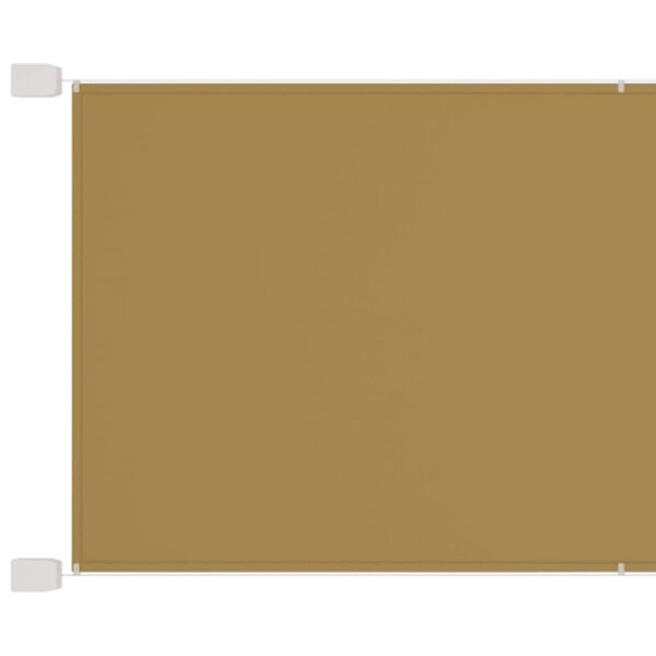 vidaXL Auvent vertical Beige 60x270 cm Tissu oxford