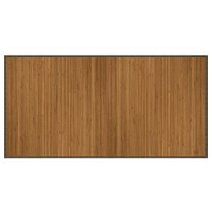 vidaXL Tapis rectangulaire marron 100x200 cm bambou