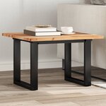 vidaXL Dessus de table carré 60x60x2 cm bois massif d'acacia