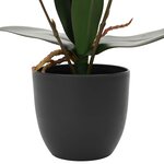vidaXL Plante d'orchidée artificielle Rouge 36 x 10 x 30 cm