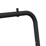 vidaXL Porte-vêtements Noir Métal Standard Pliant Porte-vêtements