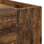 vidaXL Table basse Bois ancien 110 x 50 x 41 cm Bois d'ingénierie