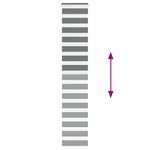 vidaXL Store zèbre gris foncé largeur du tissu 45 9 cm polyester