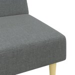 vidaXL Ensemble de canapés 2 Pièces gris foncé tissu