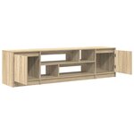 vidaXL Meuble TV chêne sonoma 188 5x41x50 cm bois d'ingénierie