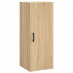 vidaXL Buffet haut Chêne sonoma 34 5x34x180 cm Bois d'ingénierie