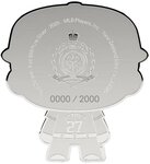Pièce de monnaie en Argent 2 Dollars g 31.1 (1 oz) Millésime 2025 MLB Players Chibi JOSE ALTUVE MLB