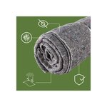 Pack and Move - Lot 2 Couvertures De Protection Pour Déménagement Et Stockage - 1 5 X 2 M - Épaisse Et Résistante - Protection TV Protection Meubles