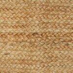 vidaXL Tapis Beige 80 x 150 cm Jute