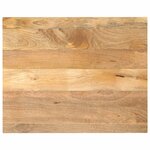 vidaXL Dessus de table 90x80x3 8 cm rectangulaire bois massif manguier