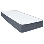 vidaXL Matelas de sommier tapissier fermeté moyenne 200x90x20 cm