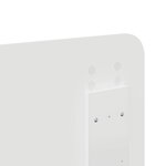vidaXL Tête de lit Blanc 135 cm Bois d'ingénierie