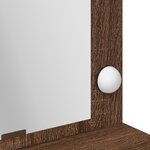 vidaXL Coiffeuse Chêne brun 100 x 41 x 135 cm Bois d'ingénierie