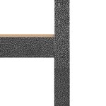 vidaXL Étagère résistante à 5 niveaux Gris Acier et bois d'ingénierie