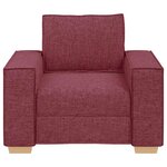 vidaXL Canapé Fauteuil Rouge Vin 100x78x84 cm Tissu