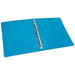 Classeur 4 anneaux 30 mm polypropylène Opaque - A4 maxi Bleu EXACOMPTA