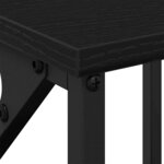 vidaXL Cabinet de Chevet avec tiroir Chêne noir 34 x 35 5 x 70 cm