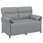 vidaXL Canapé 100  polyester  cadre en métal  MDF  Contreplaqué