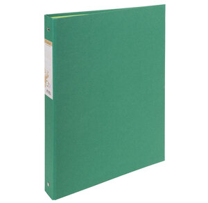 Classeur rembordé papier 4 anneaux 30mm Forever - A4, vert foncé EXACOMPTA